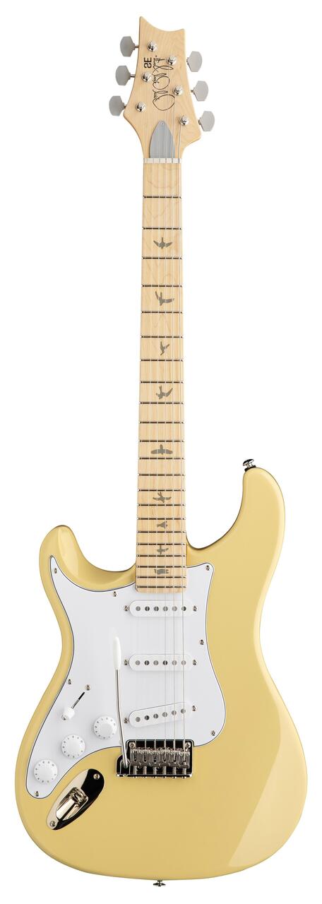 ギター PRS silver sky se left hand PRS John Mayer Left Handed SE Silver Sky in Moon White, Maple Neck